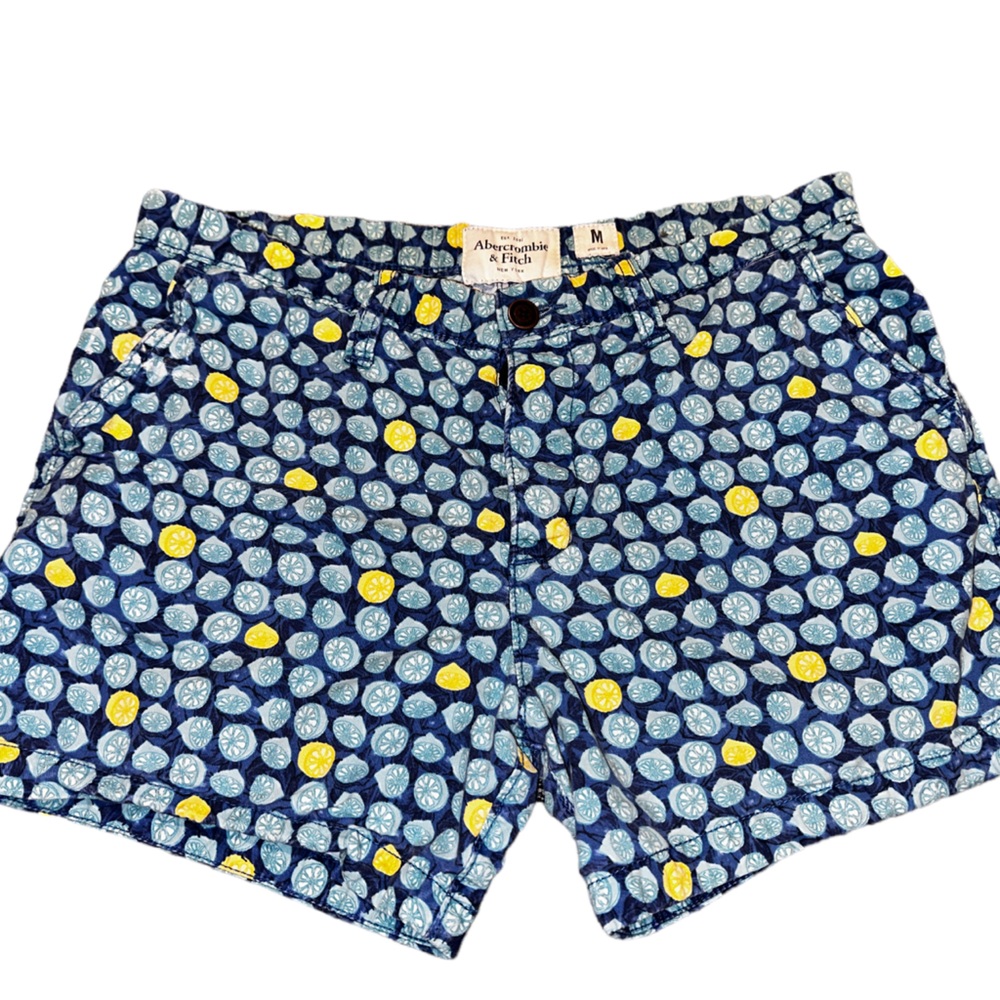 Men’s- Abercrombie & Fitch- Life’s Lemons 5” Inseam Shorts- GUC